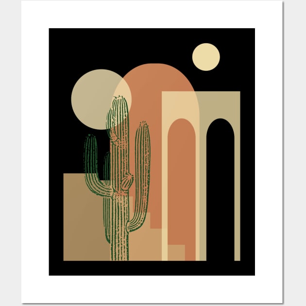 saguaro of the day arizona Wall Art by Medotshirt